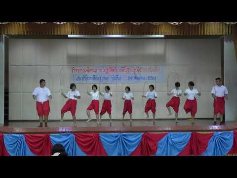 การแสดงโครงงานนาฎศิลป์ โดยนักเรียนชั้น ม.3/12 รร.สิงห์บุรี ปีการศึกษา2561ชุดการแสดงระบำหนังใหญ่