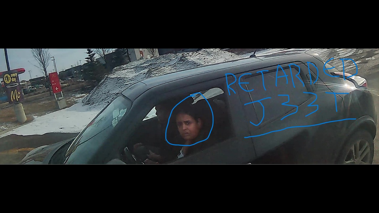 Edmonton's most retarded drivers caught on cam