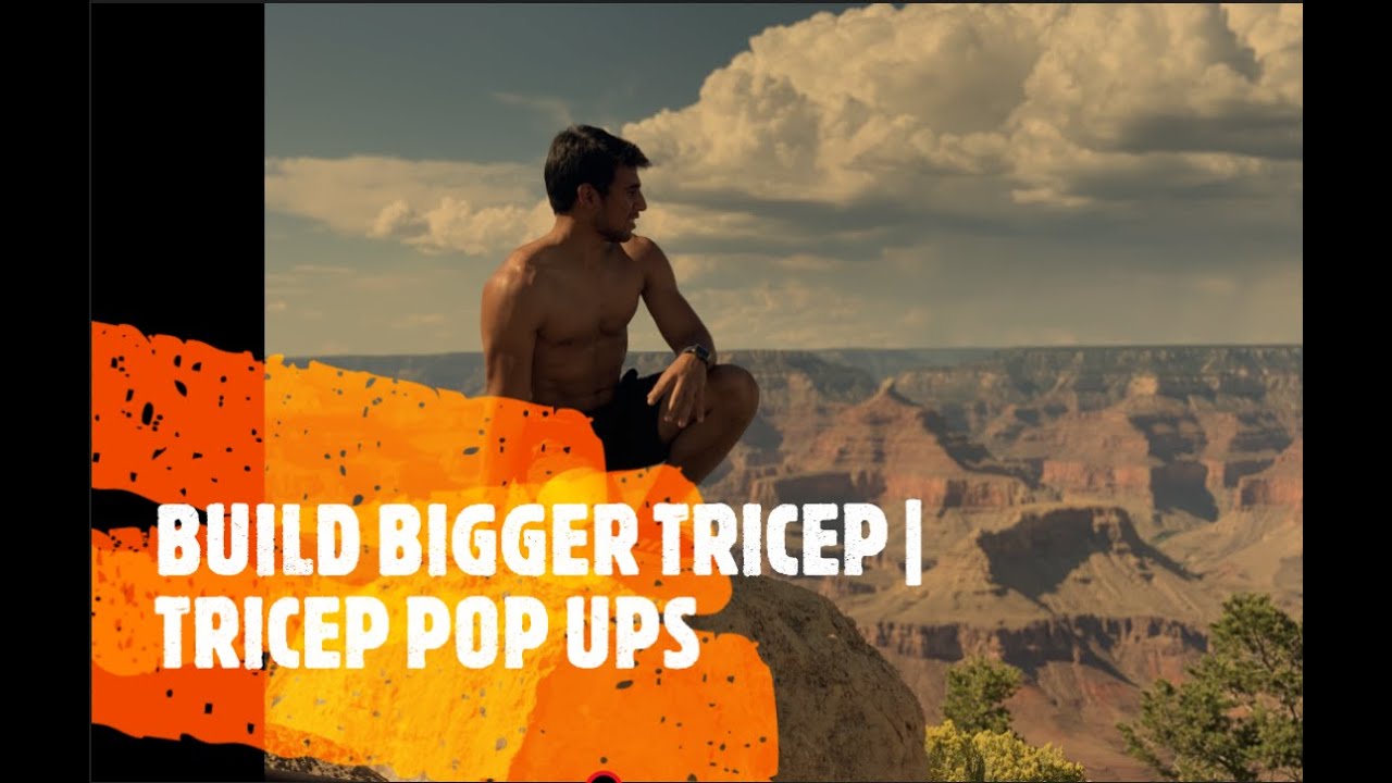 HOW TO DO TRICEP POP UPS | BIGGER TRICEPS (MOVEMENT) - YouTube