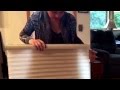 How to fix a honeycomb blind