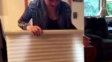 How to fix a honeycomb blind