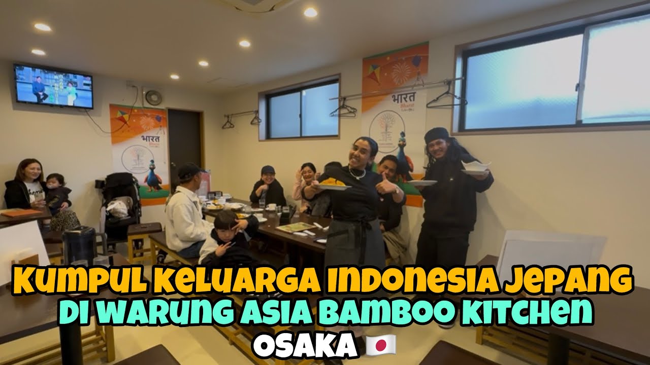 Tiga pria indonesia kumpul silaturahmi bawa anak istri jepang 