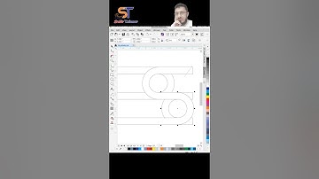 ES Logo Design in CorelDraw #shorts #youtubeshorts #coreldraw_logo_design