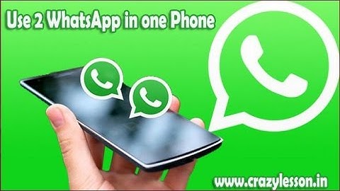 How to use 2 whatsapp in one android without root
