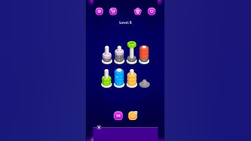 nut sort level 5 #viral #shorts #shortvideos #iq #iqtest #mobile #gameplay #funny