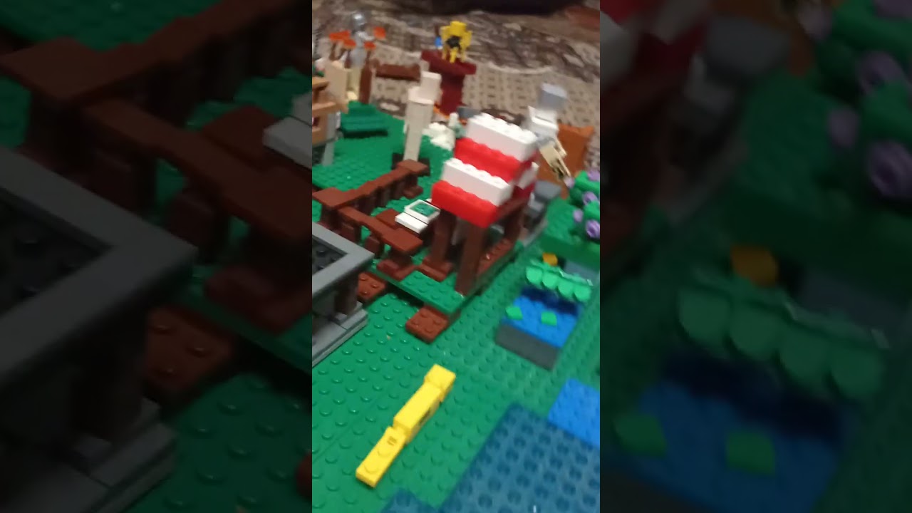 Обзор моего Лего майнкрафт мира