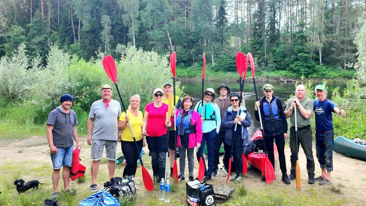 Сплав по Гауе или одиннадцать в байдарках не считая собаки.Часть 1.
