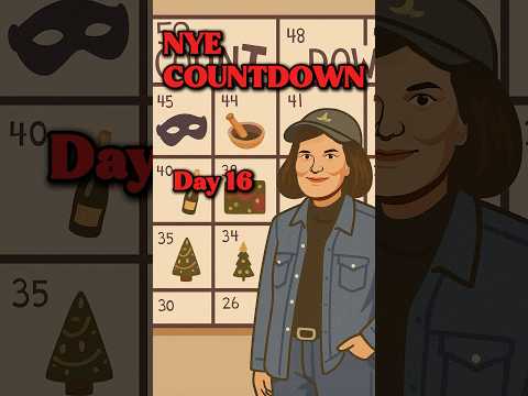 Day 16 of my New Year’s Eve advent calendar.