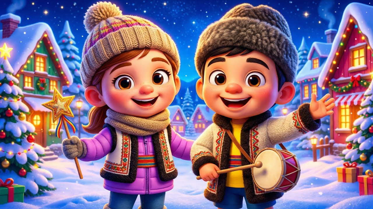 Am Plecat Sa Colindam & Mos Craciun cu Plete Dalbe🎵 Colinde Magice pentru copii De Craciun