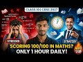 How to score 100% in math class 10th 