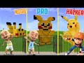 Minecraft Noob vs Pro vs Hacker : Boboiboy dan Upin Ipin Membuat Kandang Pokemon Pikachu