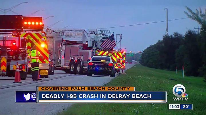 Driver killed in I-95 crash in southern Palm Beach County