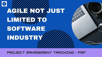 Agile is not only for Software: It has invaded other industries too.