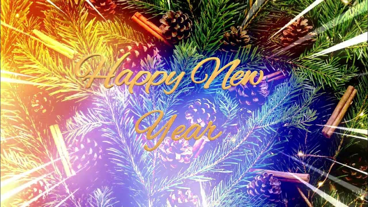 HAPPY New year 2024 countdown 10 Seconds With Voice Auld Lang Syne