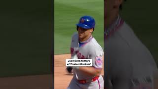 A familiar sight in the Bronx! 💥⚾️ #juansoto #mets #HR #yankees #mlb #baseball