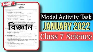 Class 7 Science Model Activity Task January 2022| WBBSE| Activity Task 2022