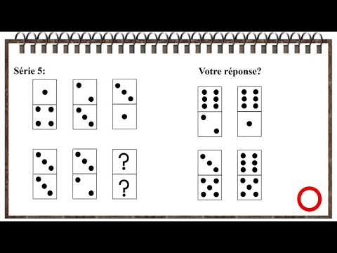 Test Psychotechnique : Série de Domino (Cours complet)
