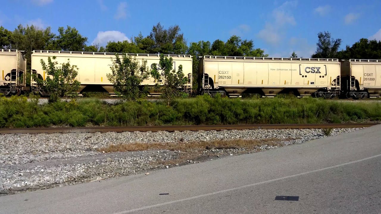 CSX yard job shoving to feed mill YouTube