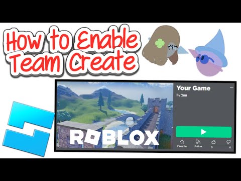 How to enable TEAM CREATE in Roblox Studio! (Updated) 