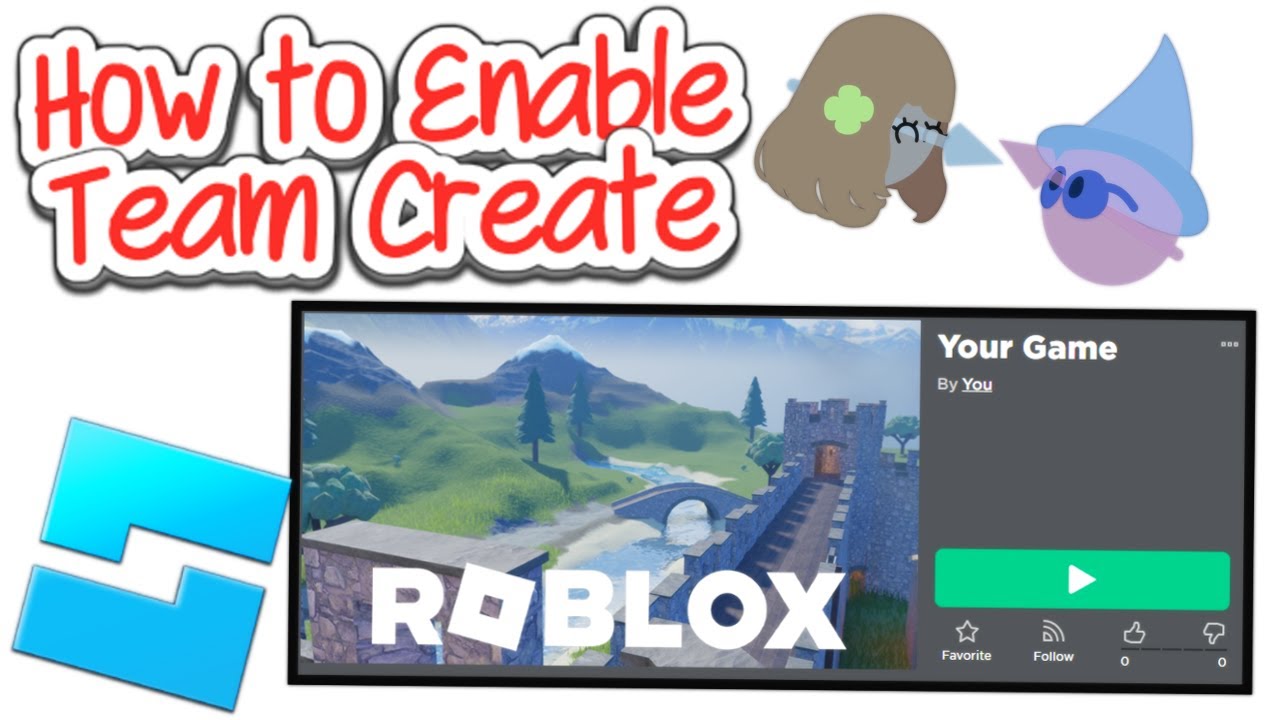 How to enable TEAM CREATE in Roblox Studio! (Updated) 