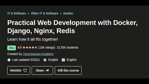 Practical Web Development with Docker, Django, Nginx, Redis