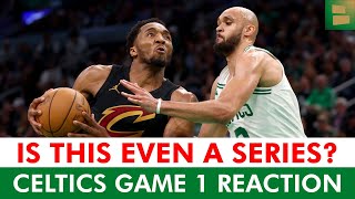 Celtics DESTROY Cavaliers In Game 1 + Playoff Derrick White Is REAL? Celtics Playoff Reactions