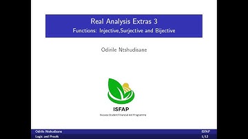 Extras 3: Functions(Injective, Surjective, Bijective)