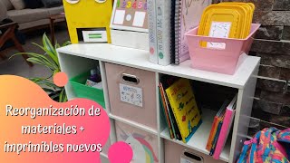 Organización y materiales -  preescolar