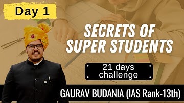 Secrets of Super student | Study hacks | Must watch for every student | Study motivation