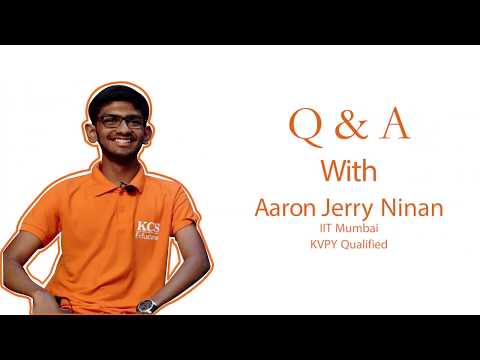 How to get #IIT , Strategy by Aaron Jerry Ninan (IIT Mumbai)