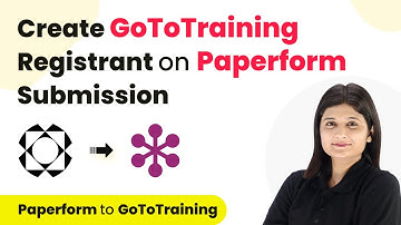 How to Create GoToTraining Registrant on Paperform Submission | Paperform to GoToTraining