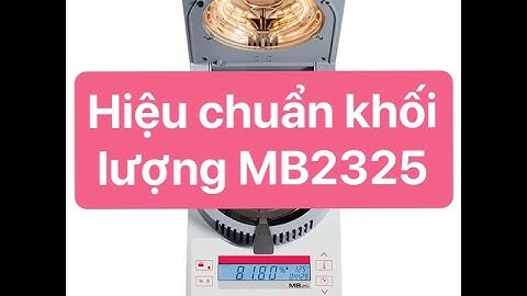 OHAUS | Moisture Analyzers | MB25 | MB23 | Weight Adjustment