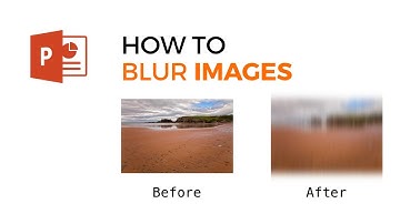 How to Blur an Image in PowerPoint