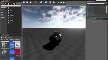 Unreal Engine 4 Vehicle test with Textures