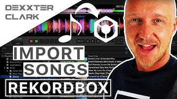 How to import music to rekordbox // importing files, tracks and songs