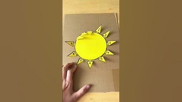 Counting Sun - A hands-on counting activity for preschoolers