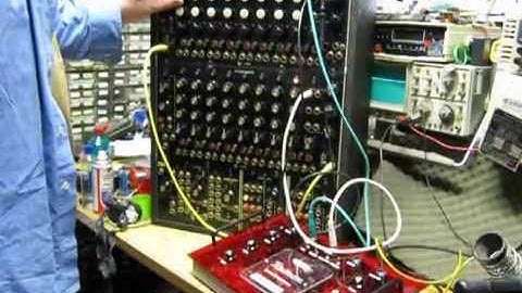 Moog 960 Sequencer testing with Retron prototype synth