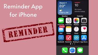Reminder with Voice Reminders App | iOS screenshot 1