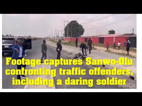 Sanwo Olu arrests soldier for driving against traffic in Lagos