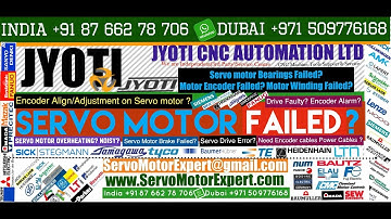 Jyoti Machining CNC Repair, Heidenhain Absolute Encoder Memory Adjustment, servo motor not working