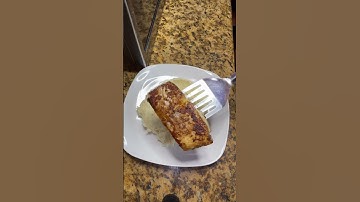 Blacken Cod With Creamy Cajun Sauce #cod #fish #blackened