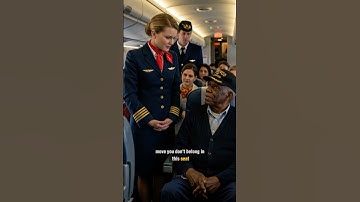 "Woman Insults Black Veteran—Pilot Stops Flight to Honor Him #heartwarmingstories #impactstories