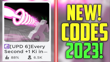 HURRY! - NEW EVERY SECOND +1 KI IN DBZ CODES 2023! (UPD 6)