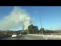 Fire Near Griffith Park Zoo
