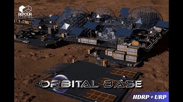 Orbital Base Environment (Sci-Fi Space) - Unity #unity #quickleveldesign