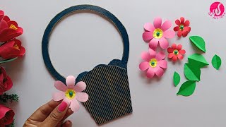 Beautiful Paper Wall Hanging|| Paper Craft For Home Decoration || Easy Craft || Easy Wall Hanging