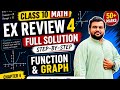 Class 10 Math Exercise Review 4|Full Solution|Functions&Graphs|Chapter 4 Ex Review|New Book 2026