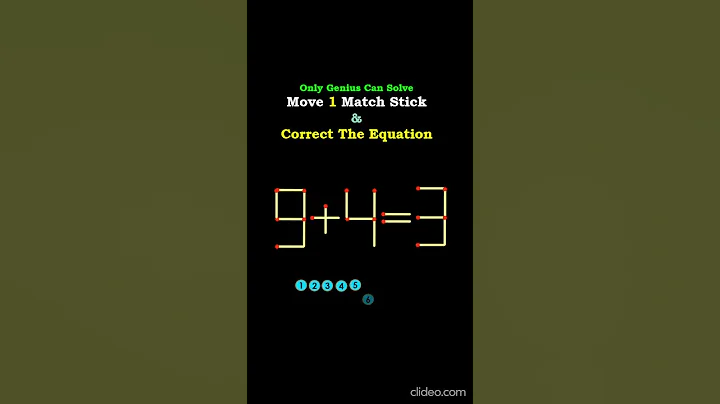 #viralshorts #shorts #trending #matchstick PUZZLE 53 Move 1 Match Stick & Correct The Equation