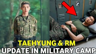 Bts Taehyung & Rm New Update In The Military Camp Bts V And Rm Military Routine Trending Bts News