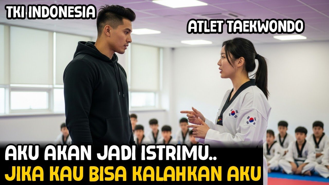 Atlet Taekwondo Korea Menantang TKI Indonesia dan Berkata 
